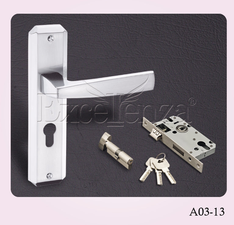 ELEGANT MORTISE HANDLE WITH LOCK SET 13 NO.